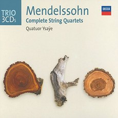 FELIX MENDELSSOHN - COMPLETE STRING QUARTETS/QUATUOR YSAYE EU수입반, 3CD