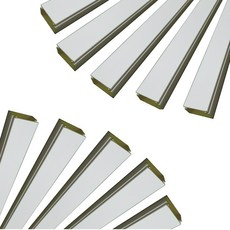 KM 方形地板配線槽 1號 10入, 白色