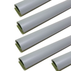 KM 高強度電線壓條 2號 5入, 5件, 灰色