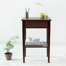 MARKET B TOSAR 床頭櫃 TBM7046, 棕色胡桃木貼皮