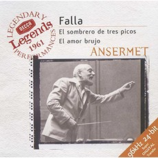 MANUEL DE FALLA - EL SOMBRERO DE TRES PICOS ETC/ ANSERMET 유럽수입반, 1CD