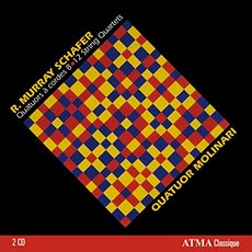 RAYMOND MURRAY SCHAFER - 12 STRING QUARTETS/ QUATUOR MOLINARI R. 머레이 셰퍼: 현악사중주 8-12번 수입반, 2CD