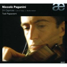 NICOLO PAGANINI - 24 CAPRICES: LIVE IN TOKYO & STUDIO VERSION/ TEDI PAPAVRAMI EU수입반, 2CD