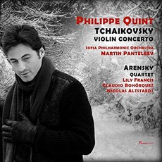 PETER ILYICH TCHAIKOVSKY/ ANTON ARENSKY - VIOLIN CONCERTO/ PHILIPPE QUINT EU수입반, 1CD