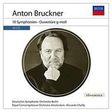 ANTON BRUCKNER - 10 SYMPHONIEN/ RICCARDO CHAILLY EU수입반, 10CD