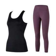 SPICA 女用瑜珈服套裝 無袖背心 + 緊身褲 SPA612820