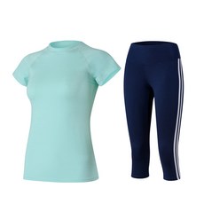 SPICA 女士瑜伽服套裝T恤 + Chilbu 打底褲 SPA523705