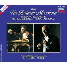 GIUSEPPE VERDI - UN BALLO IN MASCHERA/ PAVAROTTI/ PRICE/ BRUSON/ SOLTI EU수입반, 2CD