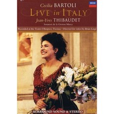 CECILIA BARTOLI - LIVE IN ITALY DVD EU수입반, 1CD