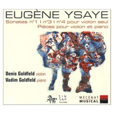 尤金·伊薩耶 - 小提琴奏鳴曲/丹尼斯·戈德菲爾德、瓦迪姆·戈德菲爾德 EUkg, 1CD