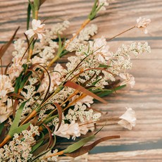 ALB 人造秋季野花束, 粉紅色