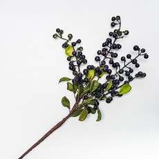 ALB人造花秋天果實灌木, 黑色的