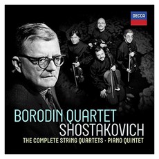 DMITRI SHOSTAKOVICH - THE COMPLETE STRING QUARTETS PIANO QUINTET/ BORODIN QUARTET 쇼스타코비치: 현악 사중주 전곡 피아노 오중주 - 보로딘 사중주단 EU수입반
