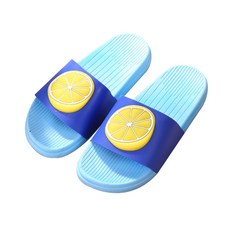 DM Ilovehome 男性多用途水果造型浴室室內拖鞋 275, 橘色, 1個