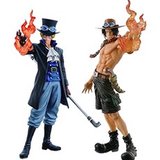 반프레스토 013 제일복권 뜨거운정편 사보활활 에이스 피규어 2종, 1세트