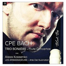 CARL PHILIPP EMANUEL BACH - TRIO SONATAS & FLUTE CONCERTOS/ALEXIS KOSSENKO EU수입반, 3CD