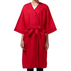 T/C時尚長袍 HB1121, 紅色的, 1個