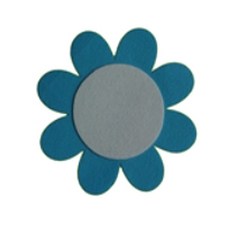 孩子世界花字母板毛氈裝飾 5入, 48D天空