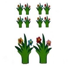 아이세상 꽃잔디 펠트장식 환경구성 5p, 4B