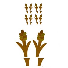 I-Sesang 骨頭造型不織布裝飾 環境佈置 5入, 40