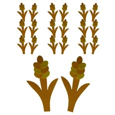 아이세상 벼세트 펠트장식 10p, 40