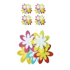 孩子世界花氈裝飾環境構成 5入, 6G