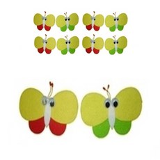 孩子世界蝴蝶環境構成毛氈裝飾 5組, 22-B