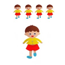 兒童世界 兒童不織布裝飾 環境佈置 5入, 17F