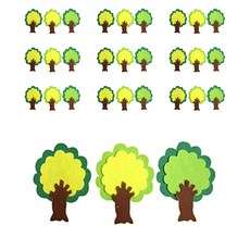 兒童世界樹組合 毛氈裝飾 10入, 12D