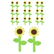 孩子世界向日葵莖毛氈裝飾 10入, 9