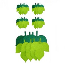 孩子世界樹葉毛氈裝飾環境構成 5入, 11D