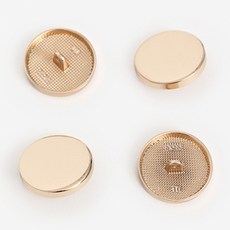 HAPPY BEARS 重點圓形鈕扣 25mm 金色 4入, 混合色, 2個