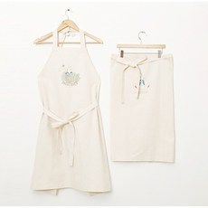 PATTERN IN 圍裙2款版型紙套組 P943, 混合顏色, 1套