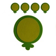 字母板毛氈組 5入, 49 歲