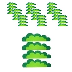 아이세상 풀잎세트 펠트장식 10p, 5-A