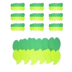 孩子世界樹葉組合毛氈裝飾 10入, 11A