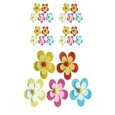 孩子世界花氈裝飾環境構成 5入, 6E