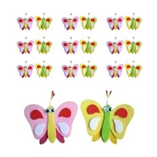 兒童世界蝴蝶套組毛氈裝飾 10p, 22A