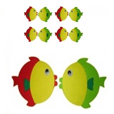 孩子世界魚類組合毛氈裝飾環境構成 5入, 3/31/22