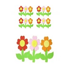 孩子世界 花莖毛氈裝飾環境構成 5入, 1F