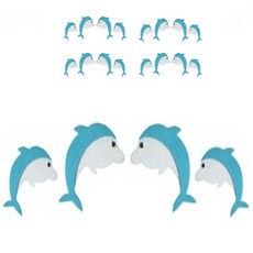 兒童世界海豚環境構成毛氈裝飾 5組, 32