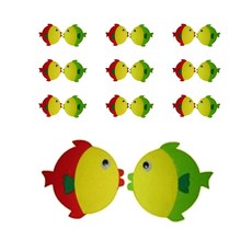 兒童世界魚套組毛氈裝飾 10p, 3/31/22