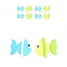 孩子世界魚類組合毛氈裝飾環境構成 5入, 1/31/22