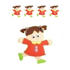 兒童世界兒童毛氈裝飾環境構成 5入, 17A