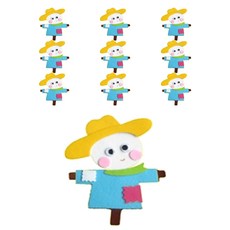 兒童世界稻草人套組毛氈裝飾 10p, 38A