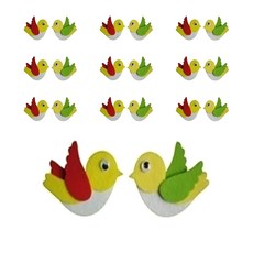 兒童世界 鳥類套組 不織布裝飾 10入, 21B