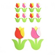 아이세상 튤립 펠트장식 환경구성 5p, 3A