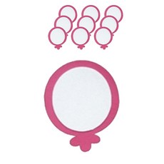 字母板毛氈組 10入, 49粉色