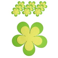 孩子世界花字板環境布置毛氈裝飾 10入, 48C永都