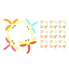 孩子世界環境構成毛氈裝飾 4入*10個, 44 蜻蜓